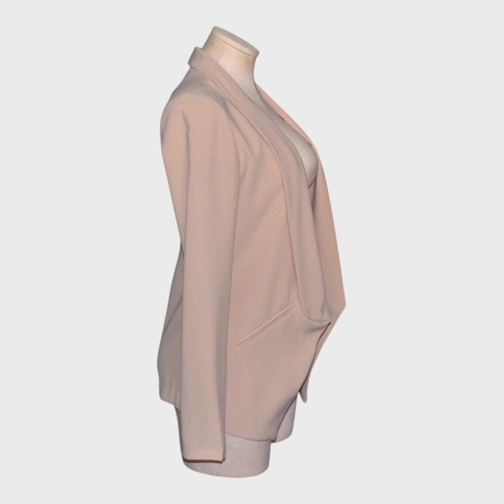 Lulus Open Front Drape Blazer - Picture 2 of 6